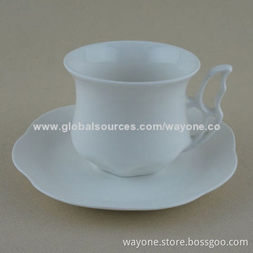 The royal new-shaped ceramic 90cc coffee cup saucer, any colors or gold designs workable, ideal gift